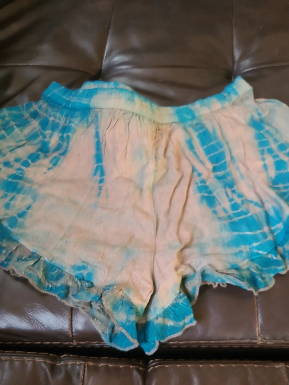 Raga Size Small Tide Tied Sequin Shorts New With Tags